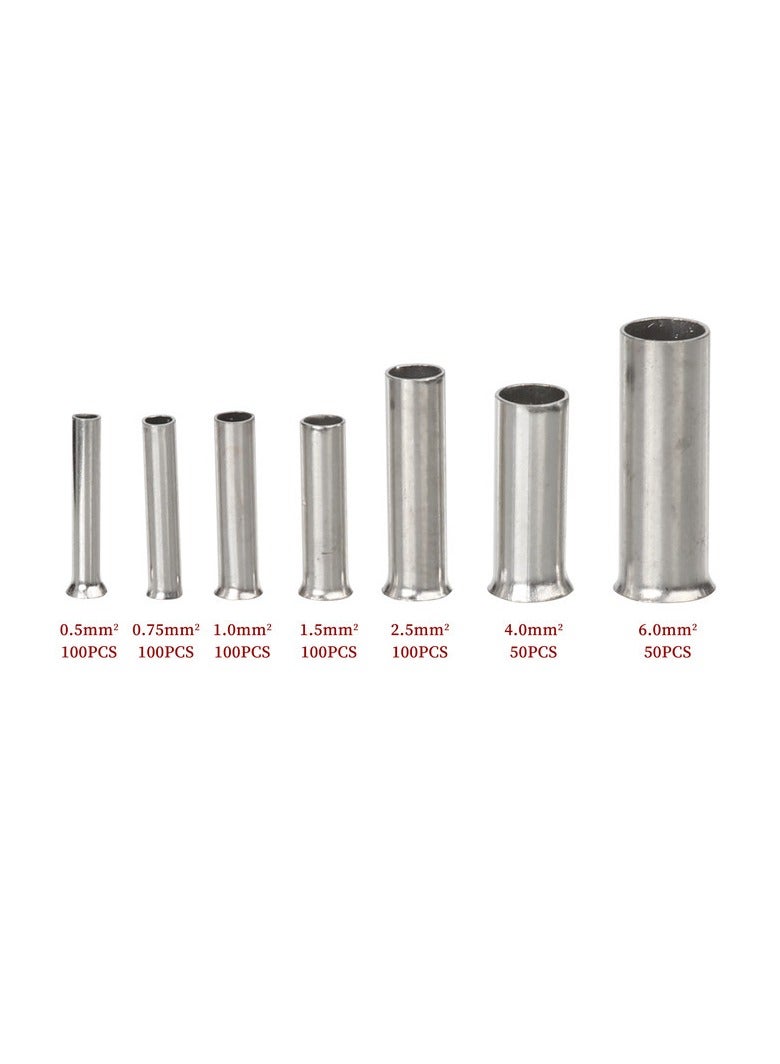 GNAFOTU 600 Pcs Wire Ferrules Kit, Wire End Terminal Ferrules,for DIY Electrical Splicing,10-22 AWG - Image 2