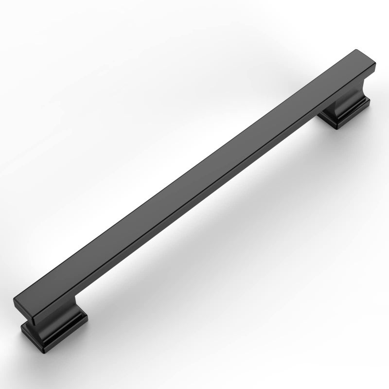 Amerdeco 20 Pack Matte Black Cabinet Pulls, 7 Inch Hole Centers, Kitchen Cabinet Handles, Cabinet Hardware, Easy to Install, Durable - Image 4