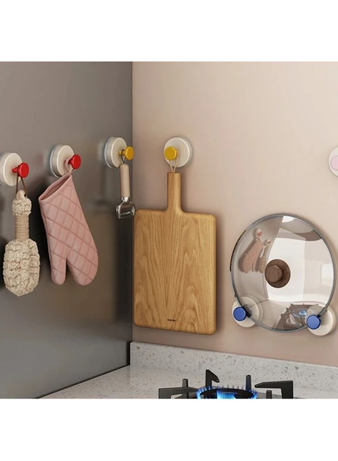 Rose 4pcs No Drill Adhesive Hooks Heavy Duty Damage Free Bathroom Entryway Storage - Image 5