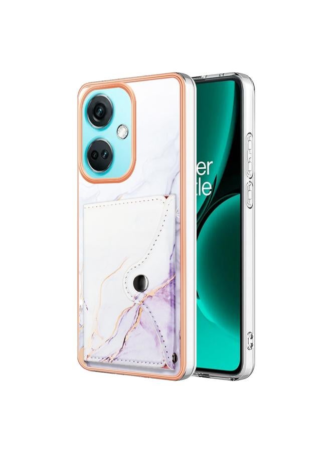 S-TOP Case For OnePlus Nord CE 3 Marble Pattern IMD Card Slot Phone Case - Image 1