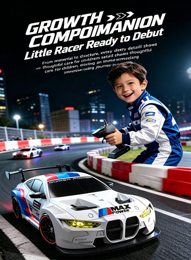 Drift RC Car  4WD High-Speed Remote Control Racing Car with Flashing Lights, Dual Tires, USB Charging,Racing Car Toys for Boys Girls Kids Adults - Image 2
