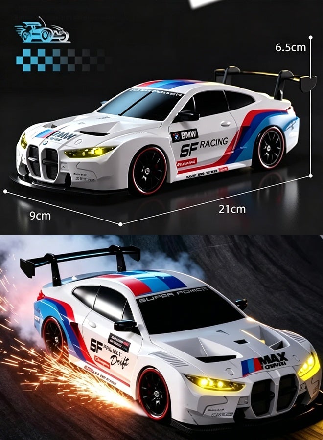 Drift RC Car  4WD High-Speed Remote Control Racing Car with Flashing Lights, Dual Tires, USB Charging,Racing Car Toys for Boys Girls Kids Adults - Image 3