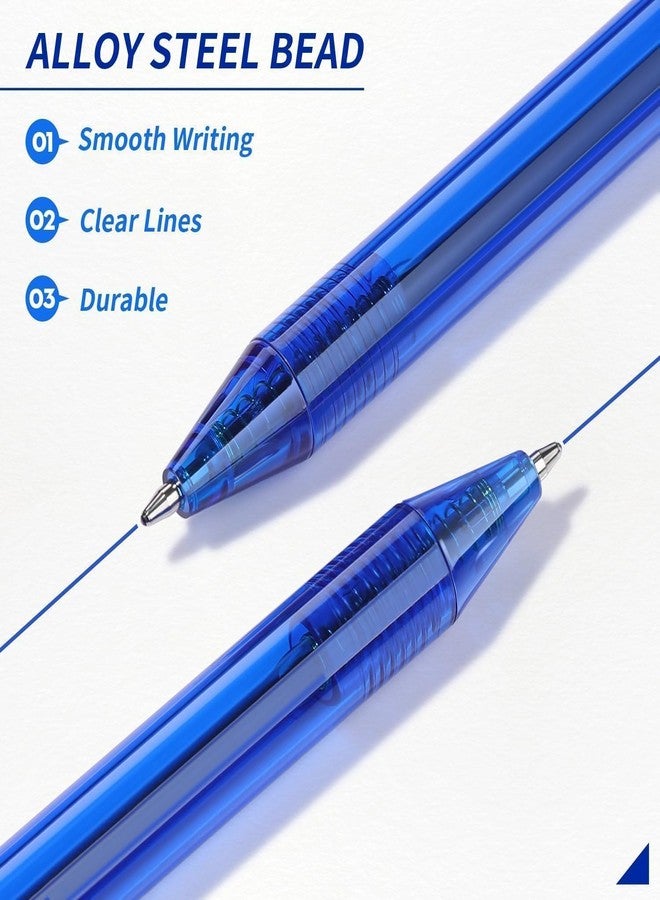 Sikao BULK BALL PENS BLUE 60 PACK - Image 3