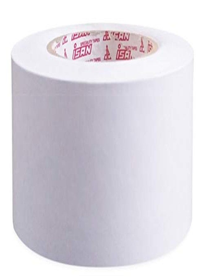 ISAN® Double Sided Tissue Tape Width 72mm (3" Approx) X Length 50 Meters (1 Pc) for Craft Work, Pasting, Scrapbooking, Lamination, Gift Wrapping, DIY projects - Image 1
