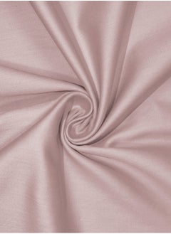 Raymond Raymond Home King Flat Sheet Bedsheet 210 Thread Count Luxurious Mercerized 100% Cotton Bedding Solid Bed Linen with 2 Pillow Case - Light Pink (274 * 274 CM)  - Image 5