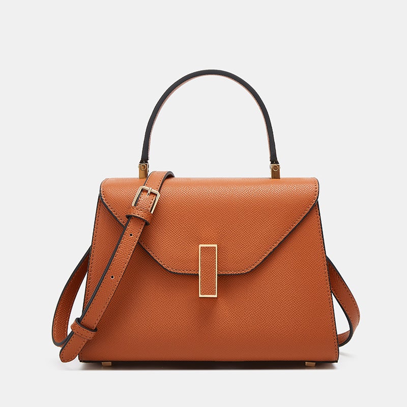Women Hand Bag024 New Women'S Bag Handbag Litchi Pattern Kelly Bag Women'S Aristocratic Shoulder Crossbody Bag - Image 3