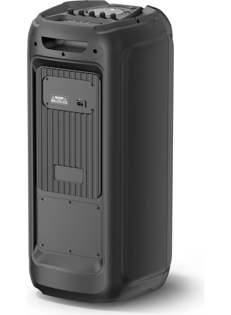 Philips Avent Philips Bluetooth Party Speaker, 60W (RMS) Output Power, Dynamic Bass Boost, 10 RGB Light Modes, DBB Bass Booster, Bluetooth 5.0, Microphone & Guitar Inputs, Black | TAX4509/73 - Image 5