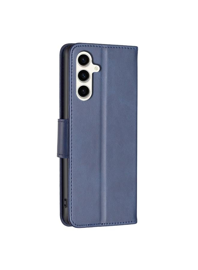 S-TOP Case For Samsung Galaxy S24 FE 5G Lambskin Texture Pure Color Flip Leather Phone Case - Image 4
