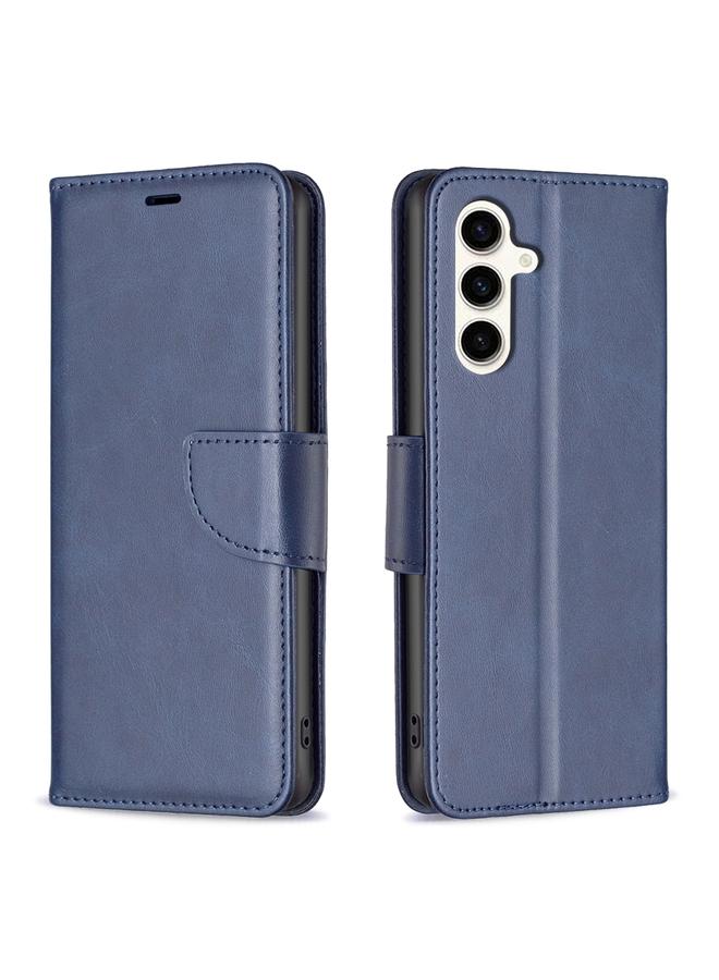 S-TOP Case For Samsung Galaxy S24 FE 5G Lambskin Texture Pure Color Flip Leather Phone Case - Image 1
