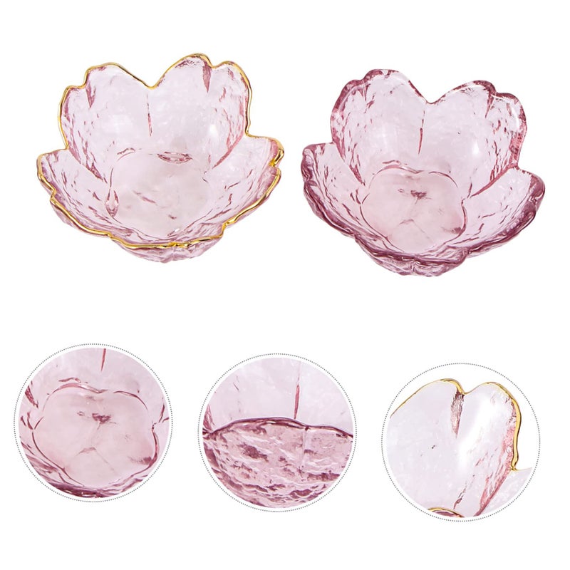 2Pcs Small Clear Glass Sauce Dishes For Sushi Charcuterie Board Appetizer Plates - Image 5