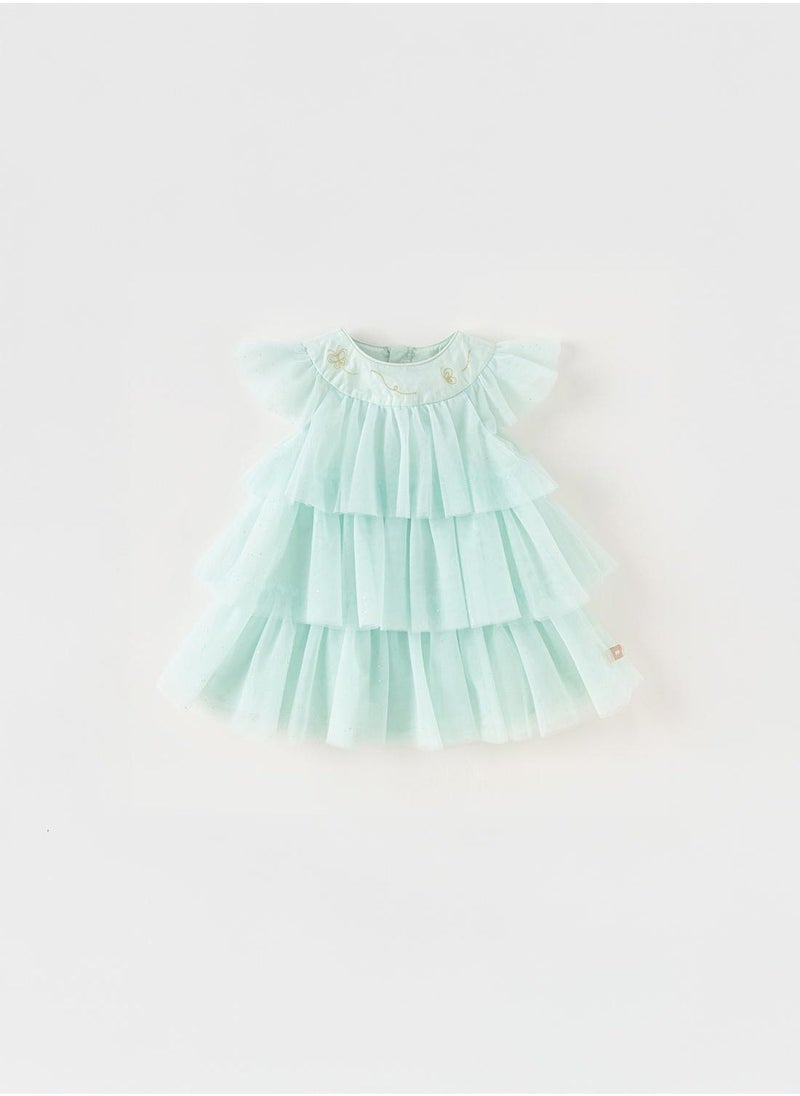 Dave & Bella - Layered Sea Foam Dress - Image 1