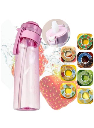 Sports Air Water Bottle BPA Free Starter up Set Drinking Bottles,650ML Fruit Fragrance Water Bottle, with 7 Flavour pods%0 Sugar Water Cup, for Gym and Outdoor Gift - pzsku/ZFB2E89DC1C26432A6042Z/45/_/1706672054/d29866a8-589a-427b-9dd4-5ee1380e481d