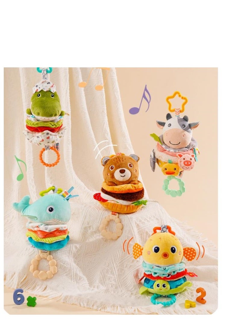 Jollybaby - Baby Music Bell Pendant - Baby Cart Wind Chime Soothing Toy - Bedhead Bell Car Pendant - Image 1