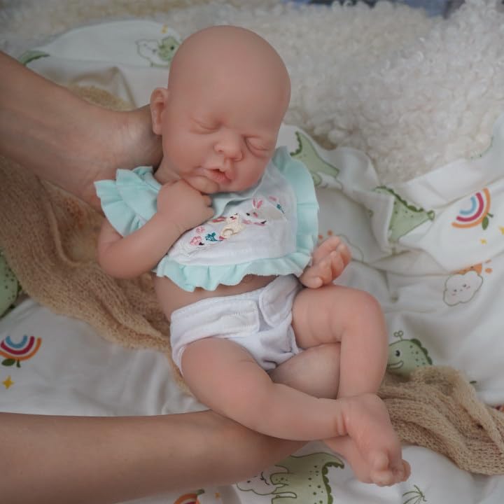 Mire & Mire Reborn Baby Dolls 12" Boy Micro Preemie Full Body Silicone Baby Doll Realistic-Newborn Baby Dolls That Look Real Sleeping Baby Doll -3 - Image 1