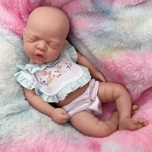 Mire & Mire Reborn Baby Dolls 12" Boy Micro Preemie Full Body Silicone Baby Doll Realistic-Newborn Baby Dolls That Look Real Sleeping Baby Doll -3 - Image 5