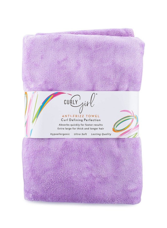 Curly Girl Curly Girl Microfiber Hair Towel - Anti-Frizz, Absorbent, Fast Drying - for Curly Hair - Microfiber Hair Towel for Curly Hair - Image 1