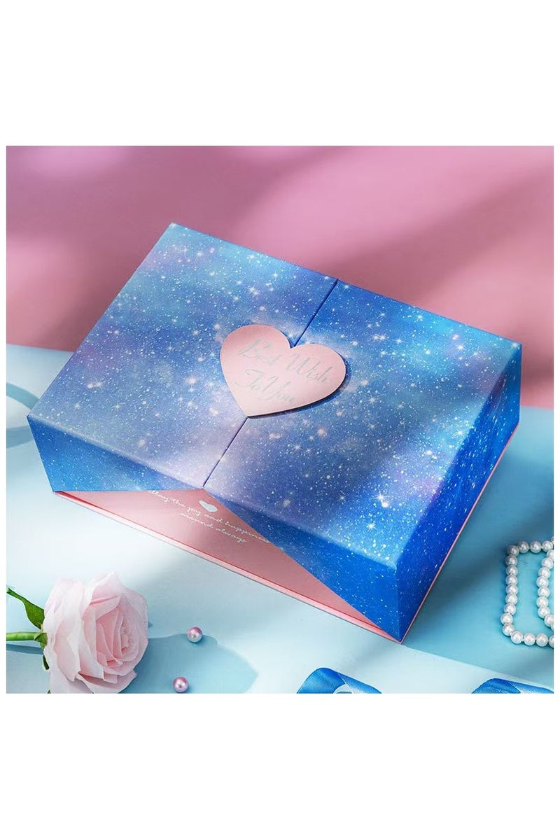 DELGREEN 20*18*10cm Gift Box with Magnetic Closure,Gift Box for Birthday Party Wedding Festival Anniversary - Image 1