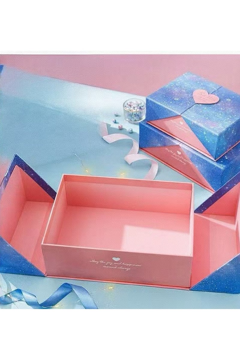 DELGREEN 20*18*10cm Gift Box with Magnetic Closure,Gift Box for Birthday Party Wedding Festival Anniversary - Image 3