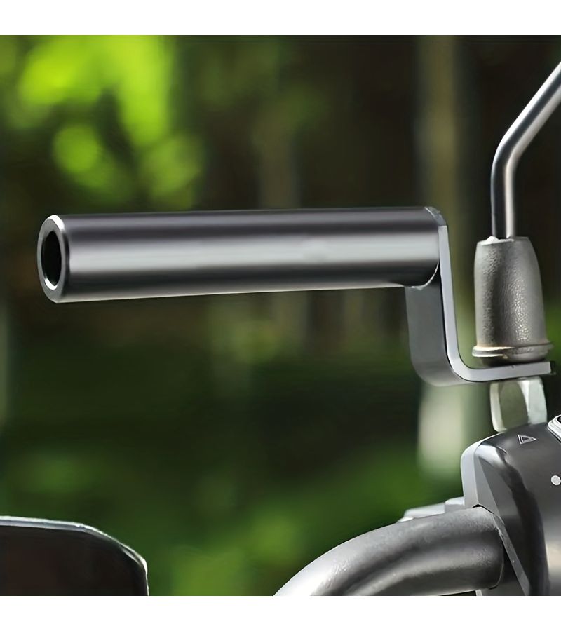 1pc Motorcycle Mirror Holder Extension Bracket Handlebar Extension Bracket Headlight Extension Bracket Light Bracket Long Suitable For Motorcycles - Image 2