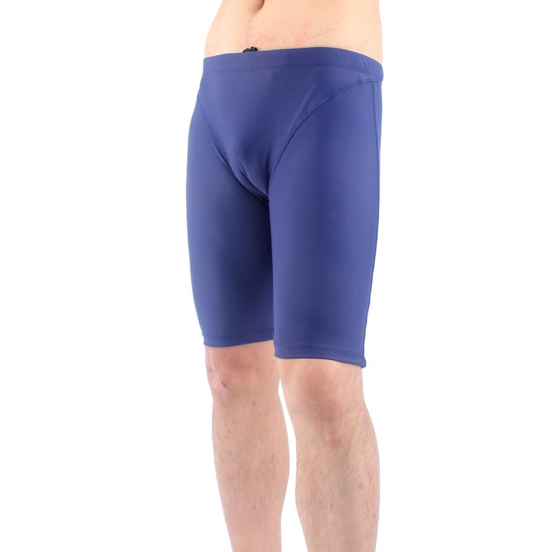 Professional Training Five-Point Knee-Length Swimming Trunks, Comfortable, Quick-Drying, Anti-Chlorine, Large Size Hot Spring Swimsuit, Men''s Anti-Embarrassment Swimming Trunks, Short - Image 4