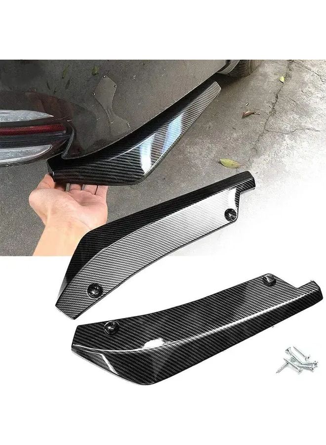 Universal Black Rear Corner Spoiler With 6 Screws For Most Car Models - Image 4
