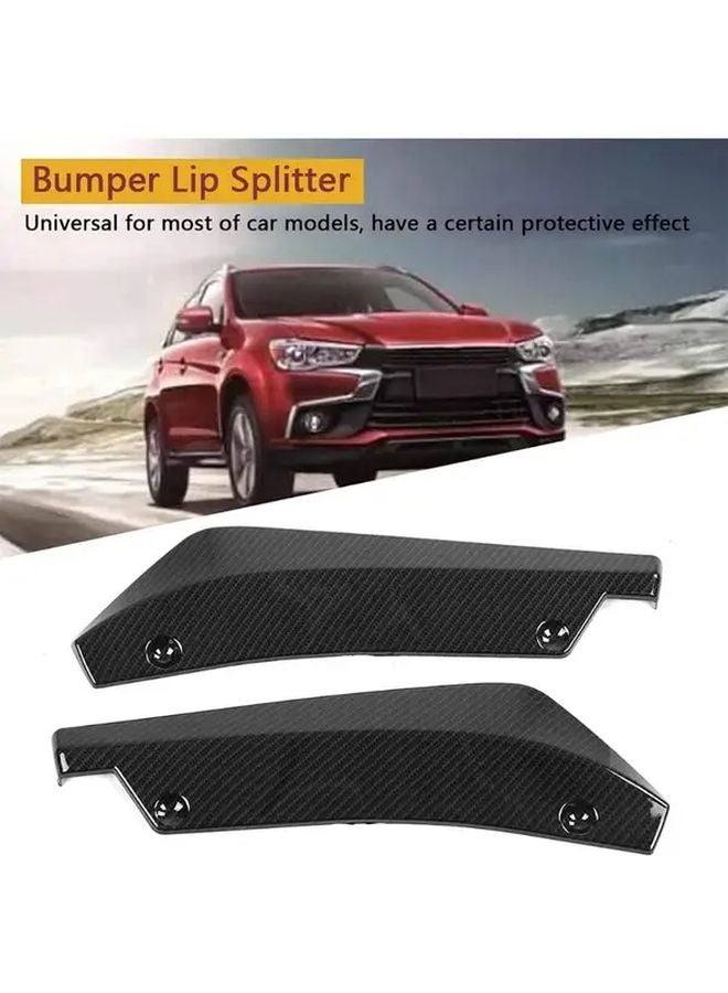 Universal Black Rear Corner Spoiler With 6 Screws For Most Car Models - Image 2