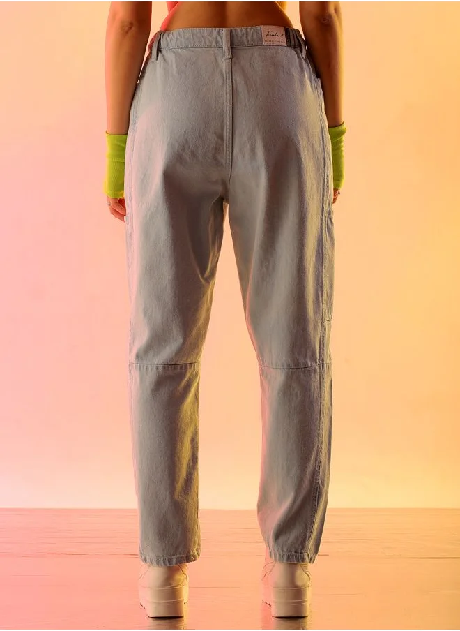 مرفوعة Women Anti Fit Solid High-Rise Jeans