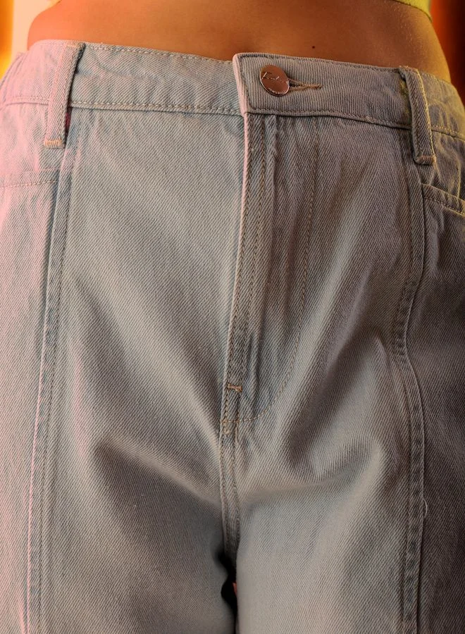 مرفوعة Women Anti Fit Solid High-Rise Jeans