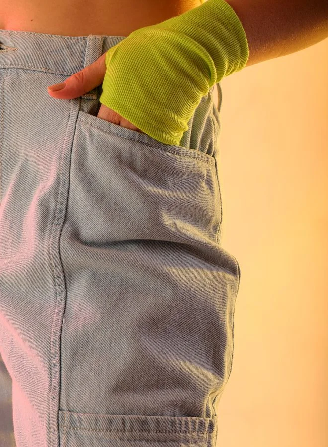 مرفوعة Women Anti Fit Solid High-Rise Jeans