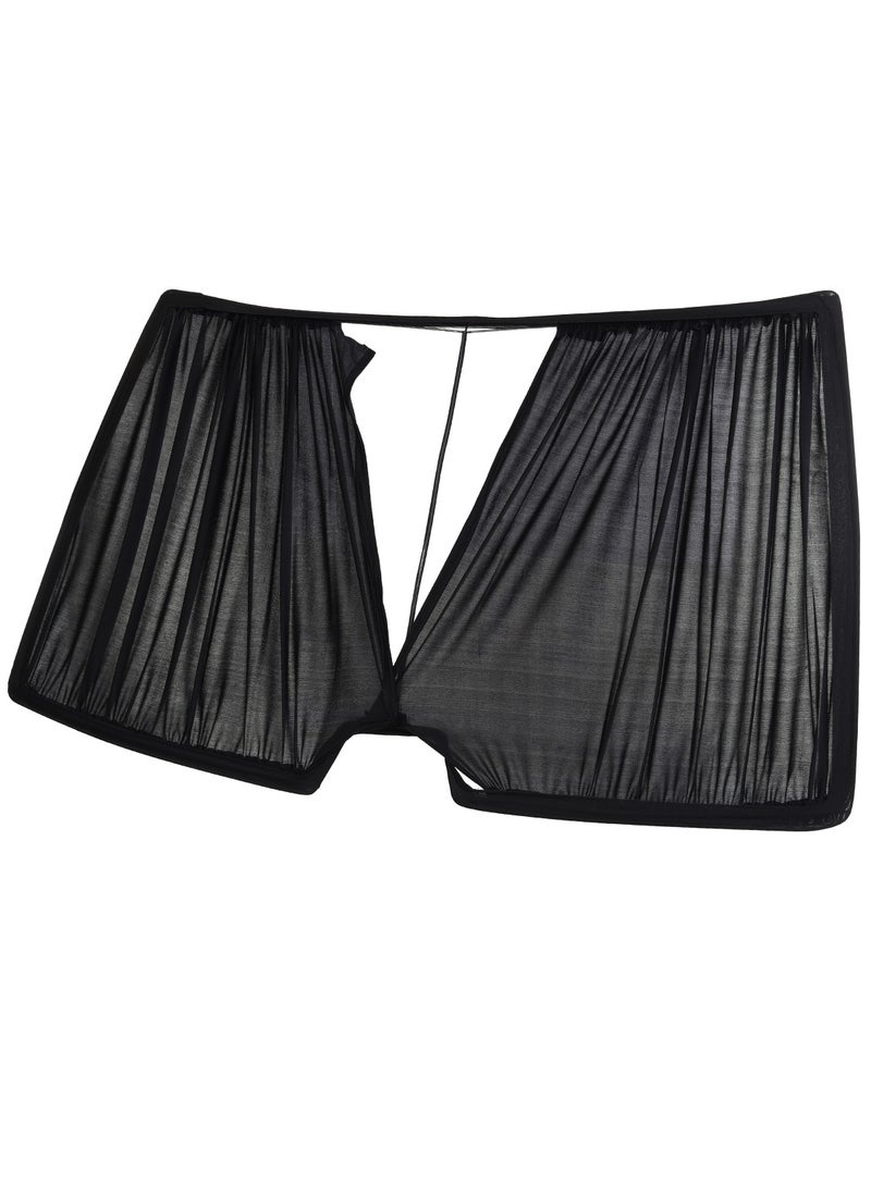 طقم ستائر واقية للشمس متحركة 5 قطع لسيارة تويوتا كورولا 2014-2015 - Image 4