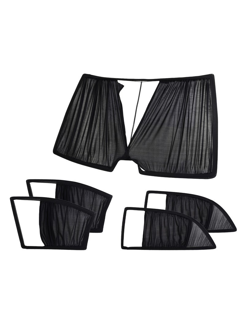 طقم ستائر واقية للشمس متحركة 5 قطع لسيارة تويوتا كورولا 2014-2015 - Image 1