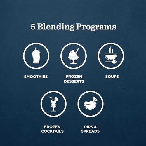 Vitamix Ascent Series X4 Blender with Five Blending Programs, Self-Cleaning Program, Professional-Grade Blender for Smoothies, Soups and More, Stainless-Steel Blades, 48 Oz Container, Graphite - Image 4