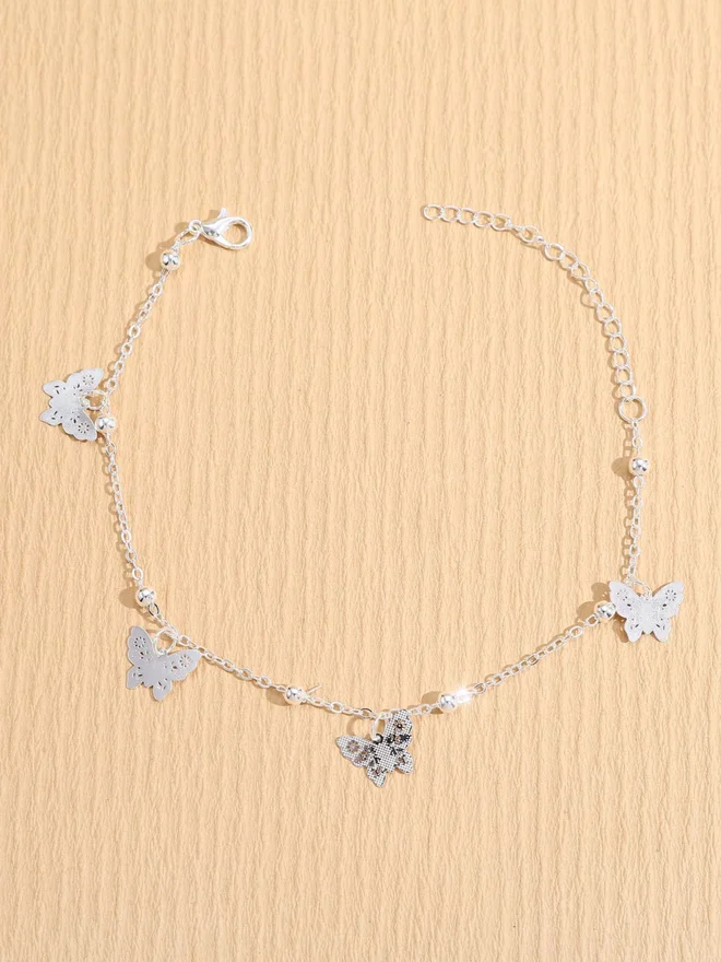Styli  Styli Butterfly-Shaped Pendants Anklet for Women | Best Price UAE