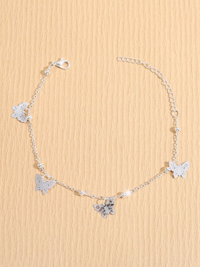 Styli Butterfly-Shaped Pendants Anklet - Image 3