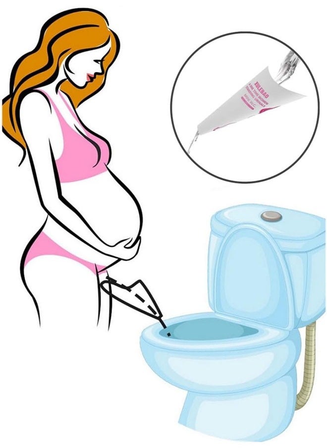 DAREU 20pcs Disposable Female Portable Urination Device,Woman Urinal Funnel to Standing Pee for Pregnant Women,Wounded,Traffic Jam,Travel,Camping,Outdoor Activities  - Image 3