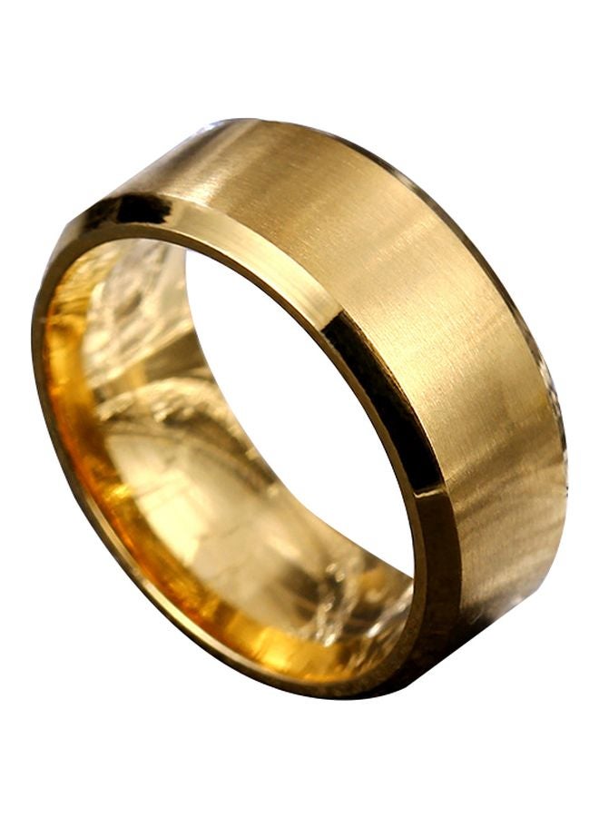 Double Bevel 316 Titanium Steel Ring - Image 1