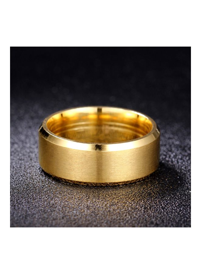 Double Bevel 316 Titanium Steel Ring - Image 2