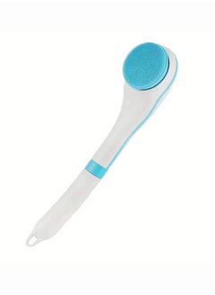 Electric Shower Body Brush, 5 in 1 Back Brush Long Handle for Shower Brush, Used for Body Cleaning Exfoliating Massage, Body Scrubber with Rotating Brush Heads - Blue