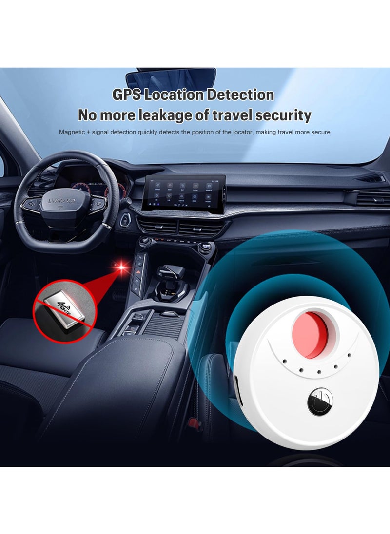 SYOSI Anti Spy Hidden Camera Detectors, Wireless Signal Bug Scanner, Anti Monitoring Scan for Home, Office, Car, Travel, Hotel, White  - Image 4