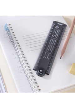Deli Foldable Smart Ruler 15cm Assorted Colours  - Image 4