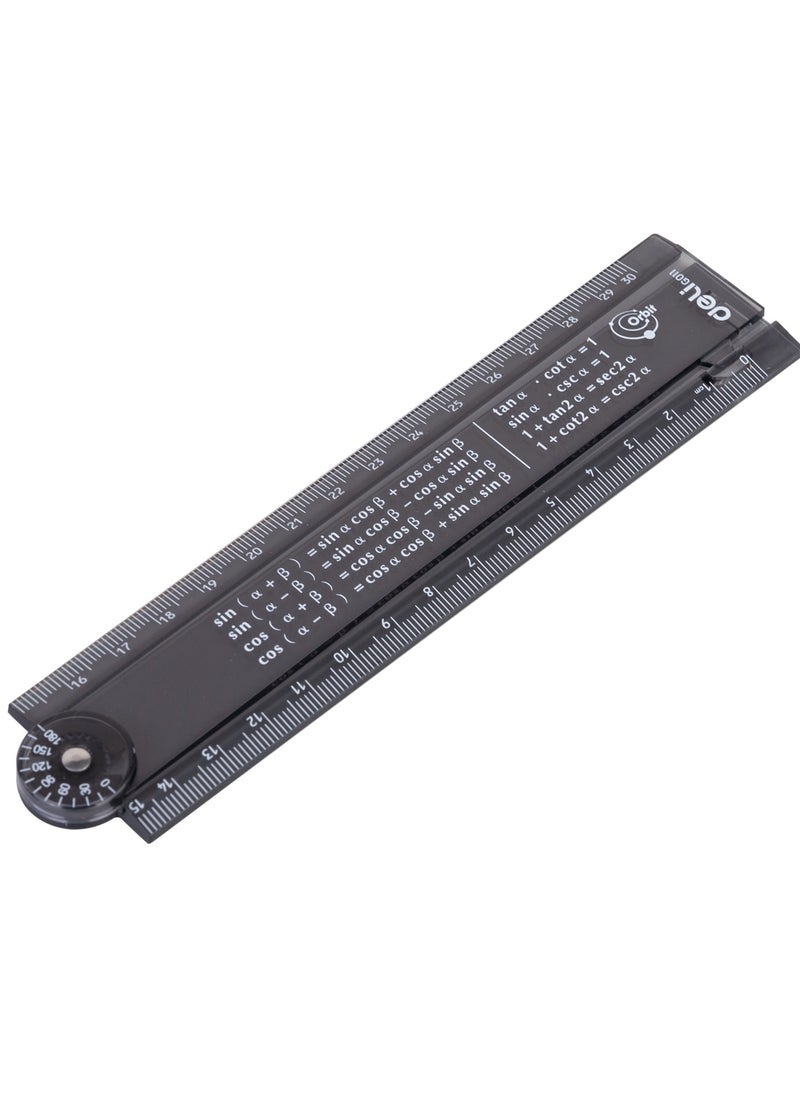 Deli - Foldable Smart Ruler 15cm Assorted Colours - Image 1
