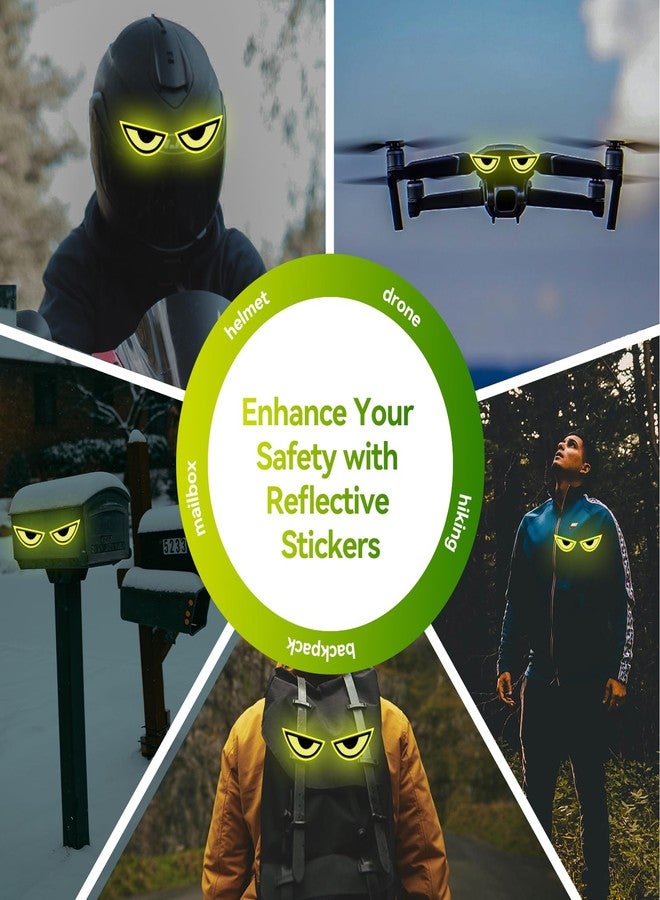 Sobaino Reflective Car Stickers, Eye Motorcycle Stickers, Helmet Decals - Image 4