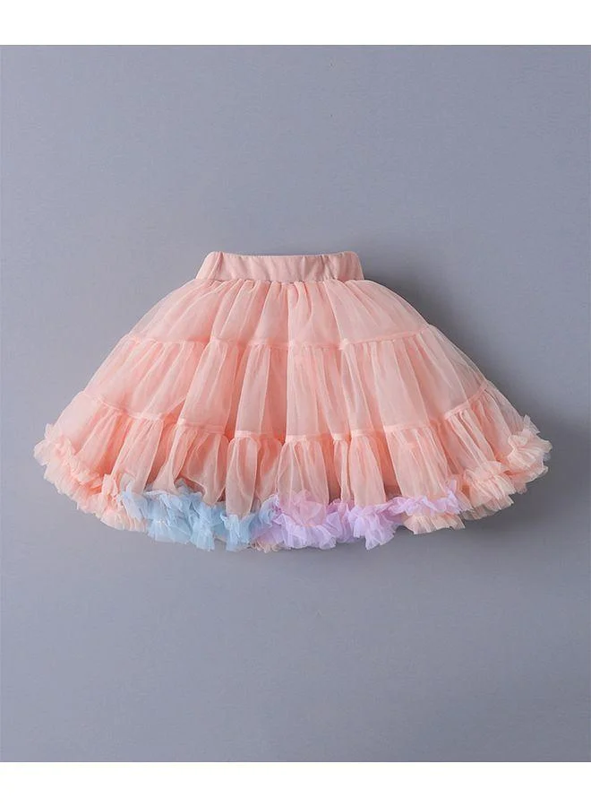 Mark & Mia Mark & Mia Elasticated Waist Frill Skirt - Pink