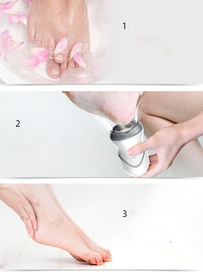 إن كي أكس طاحونة القدم الكهربائية المتقدمة للعناية بالأقدام المهنية وإزالة الجلد الميت والقدم القاسية - Image 3