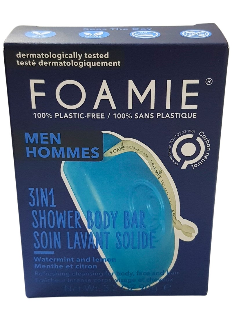 FOAMIE مجموعة من 3 صابونات استحمام 3 في 1 بنكهة النعناع والليمون - Image 4