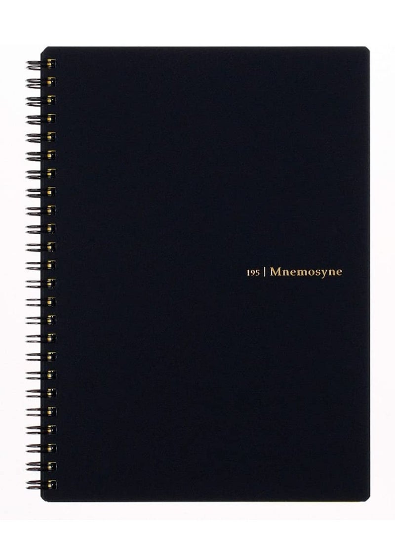 Maruman 80-Sheet Mnemosyne Ruled Notebook A5 Size - Image 1