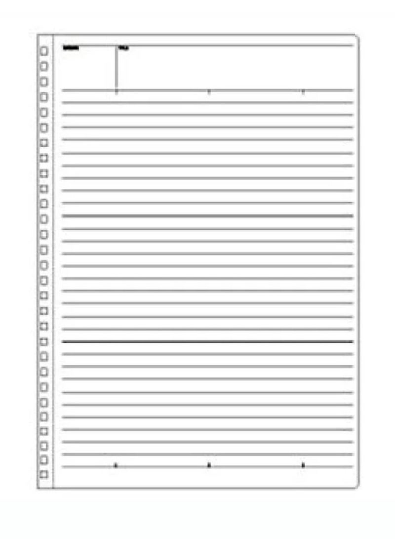 Maruman 80-Sheet Mnemosyne Ruled Notebook A5 Size - Image 3