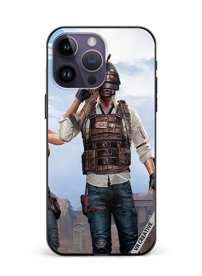 VR CREATIVE Protective Case Cover For Apple iPhone 15 Pro Max Pubg Design Multicolour - Image 1
