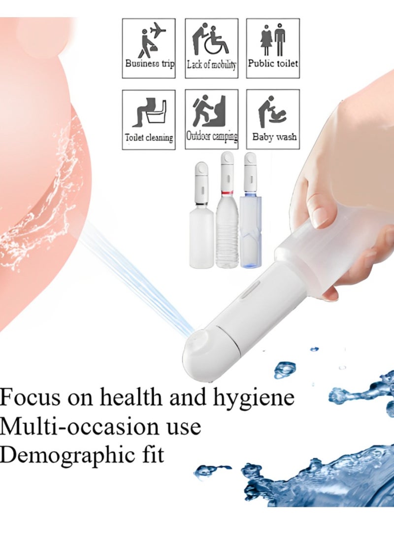 ليوكور شطاف السفر الكهربائي المحمول للغاية (بيديت): حل النظافة الشخصية القابل لإعادة الشحن USB للسفر والتخييم والمغامرات في الهواء الطلق وصحة الطفل والمرأة - صغير الحجم وسهل الاستخدام دش محمول - Image 4