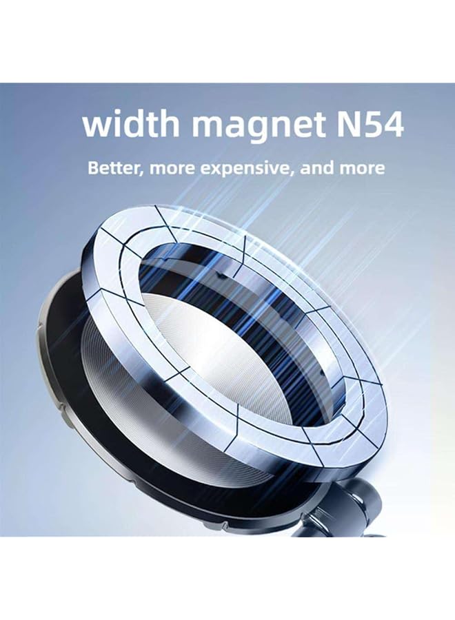 كاست ويف حامل هاتف للسيارة كهربائي بشفط مغناطيسي، شحن مغناطيسي، كوب شفط قابل للطي، حامل هاتف على لوحة القيادة والزجاج الأمامي، شفط قوي لجميع الهواتف الذكية - Image 4